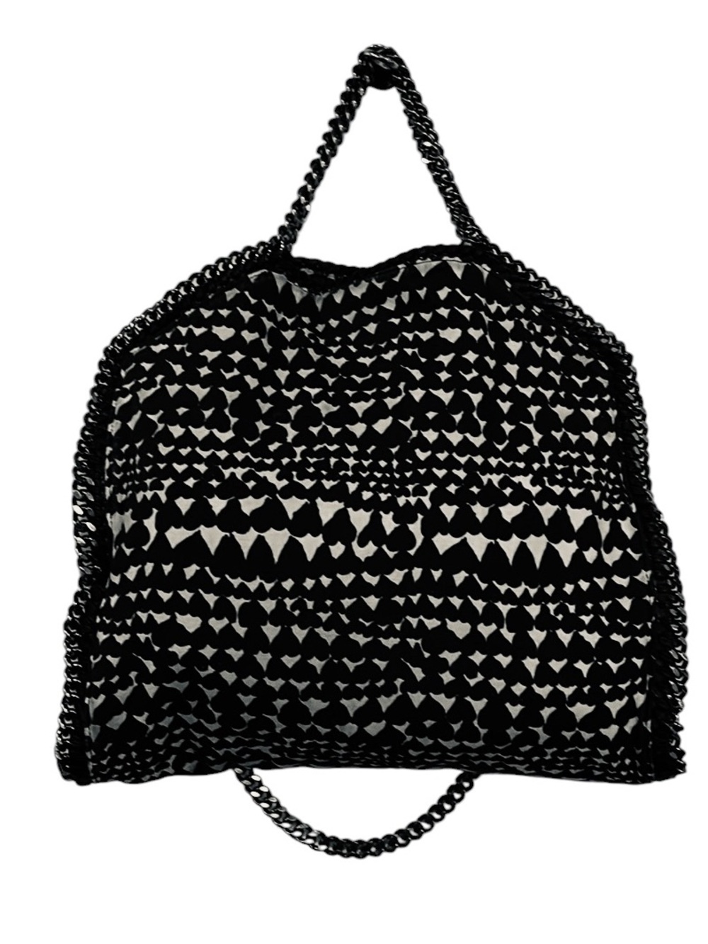Stella McCartney Falabella in Cream, Black Hearts Canvas, 2014 limited run - Picture 3 of 17